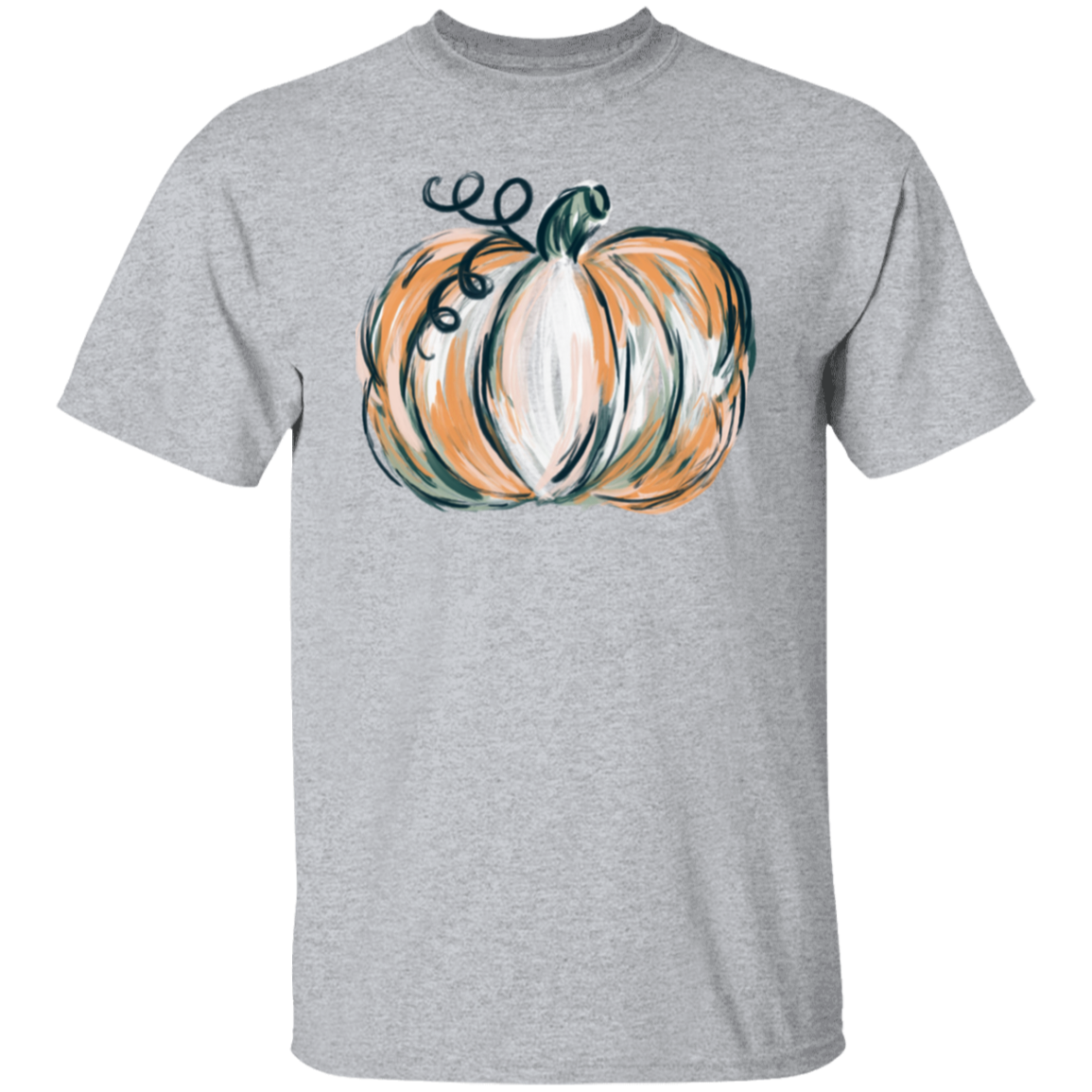 Painted Pumpkin Fall Thanksgiving T-Shirt