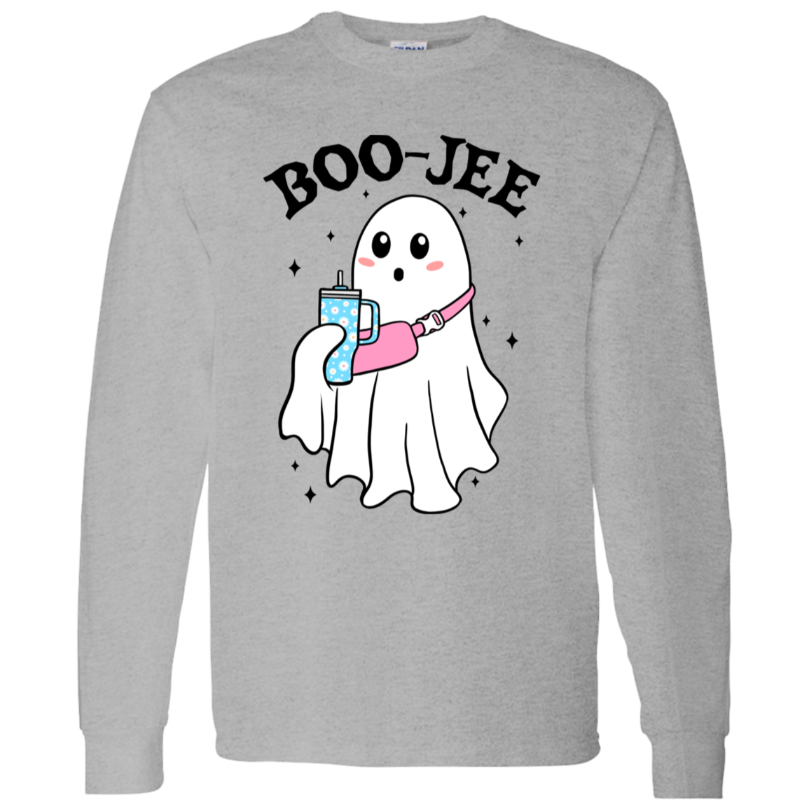 Boo-Jee Ghost Halloween Long-Sleeve T-Shirt