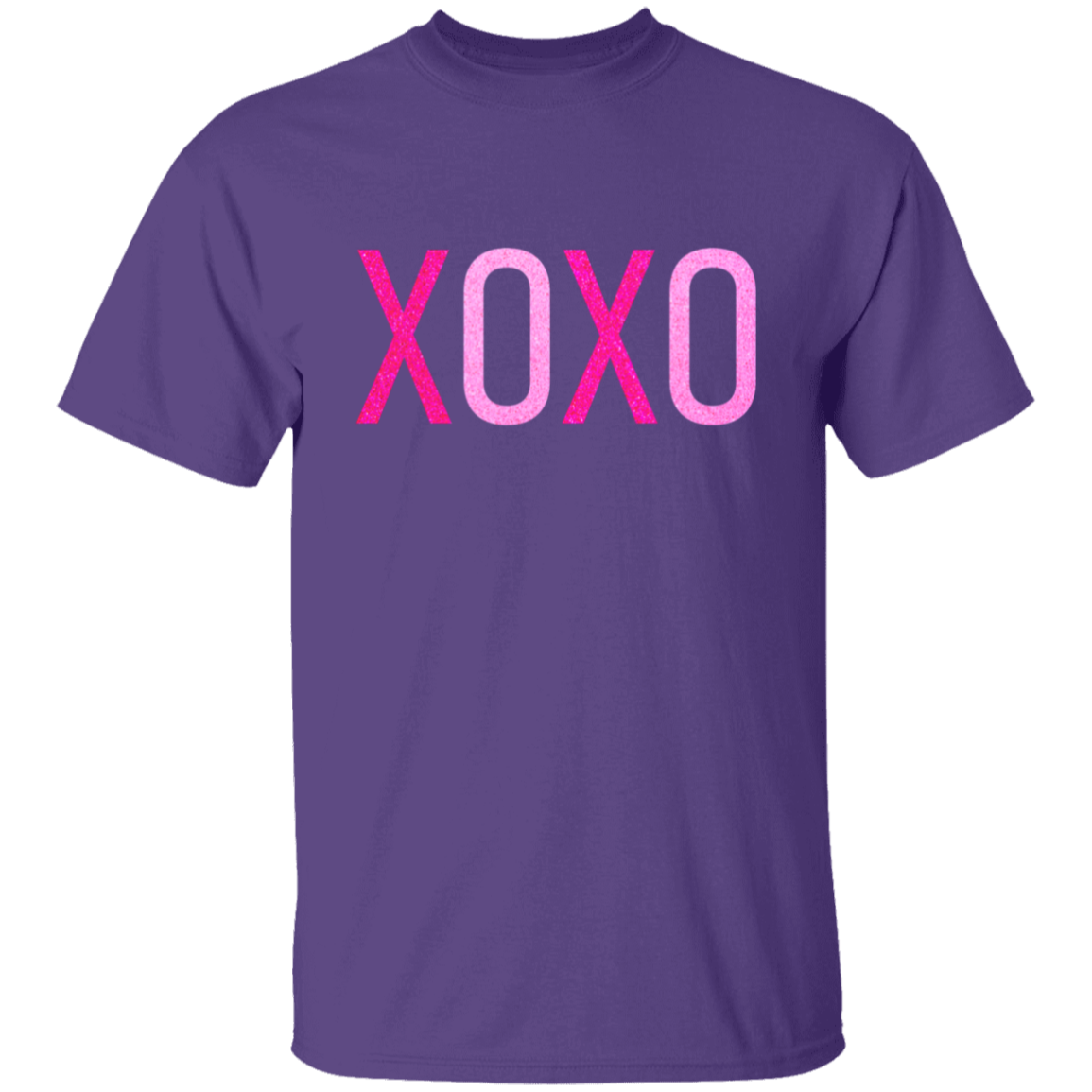 XOXO Glitter Valentine's Day Mommy & Me Collection - Adult, Youth, Toddler, & Infant T-Shirts & Sweatshirts