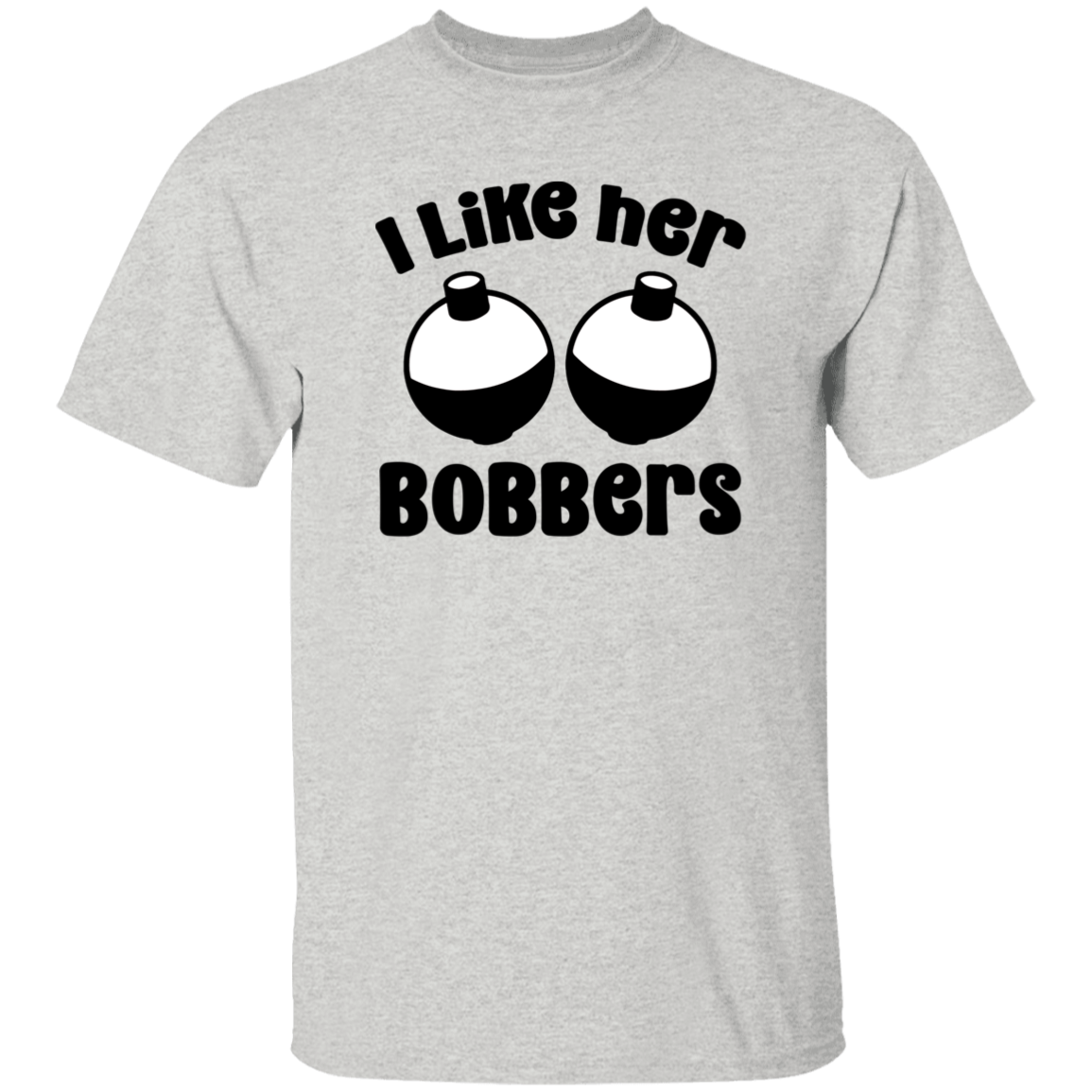 I Like His Pole & I Like Her Bobbers Fishing T-Shirts - His & Hers Set