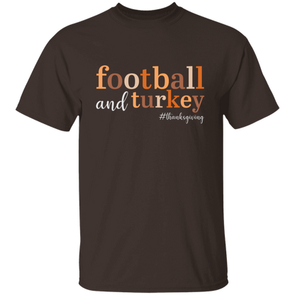 Football and Turkey #thanksgiving T-Shirt