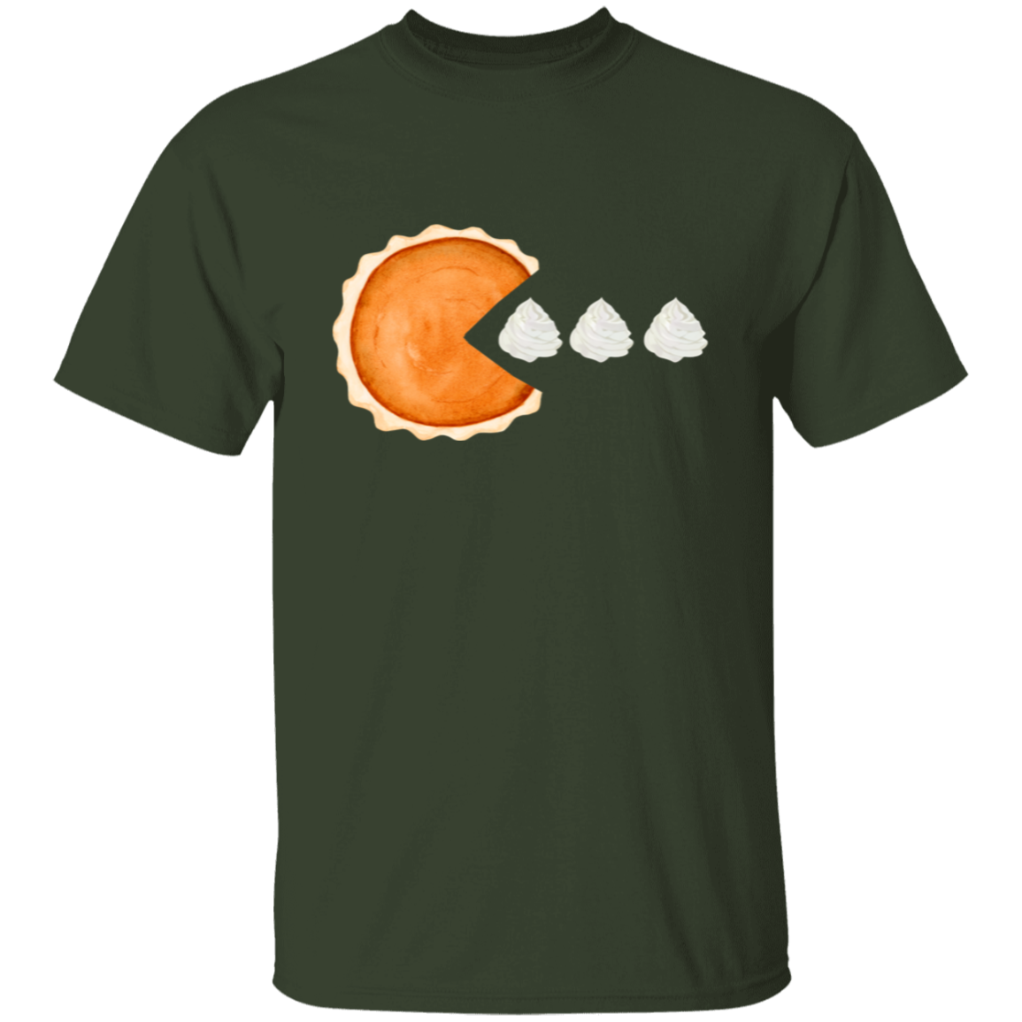 Pumpkin Pie Pacman Thanksgiving T-Shirt