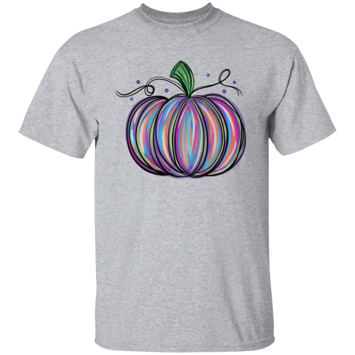 Pretty Purple Pumpkin Fall T-Shirt