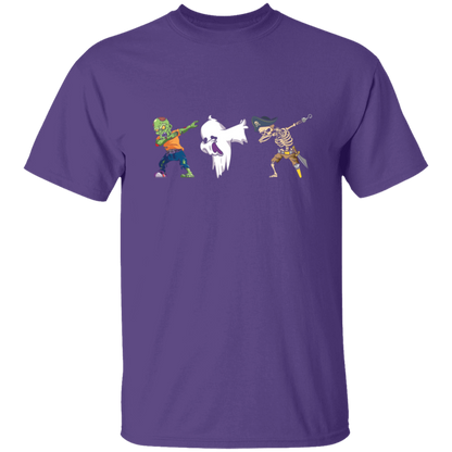 Halloween Dabbing  Zombie, Ghost, & Skeleton T-Shirt