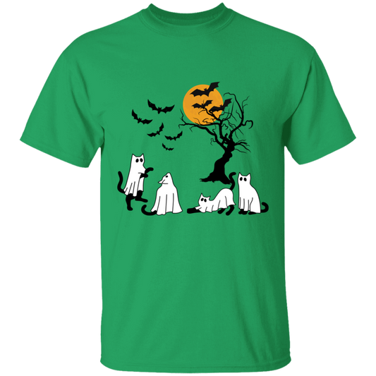 Ghost Cats Halloween Youth T-Shirt