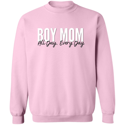 Boy Mom All Day, Every Day T-Shirts, Long-Sleeve Tees, & Sweatshirts