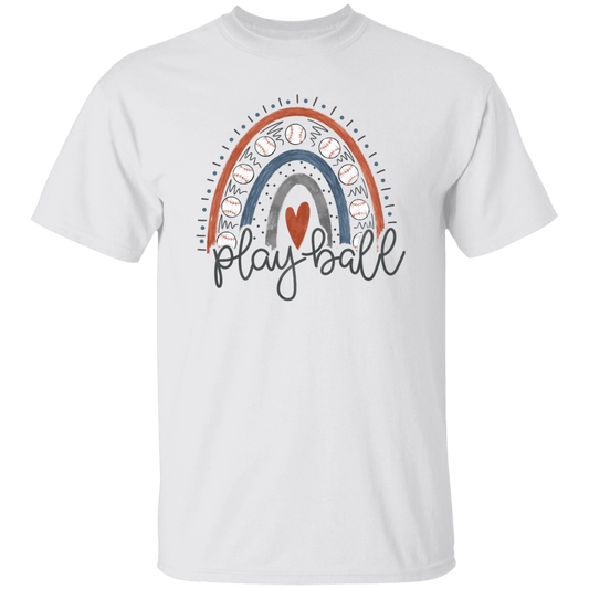 Play Ball Baseball Boho Rainbow Collection - Graphic T-Shirts, Long-Sleeve Tees, Hoodies, & Mugs