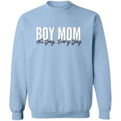 Boy Mom All Day, Every Day T-Shirts, Long-Sleeve Tees, & Sweatshirts