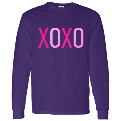 XOXO Glitter Valentine's Day Mommy & Me Collection - Adult, Youth, Toddler, & Infant T-Shirts & Sweatshirts