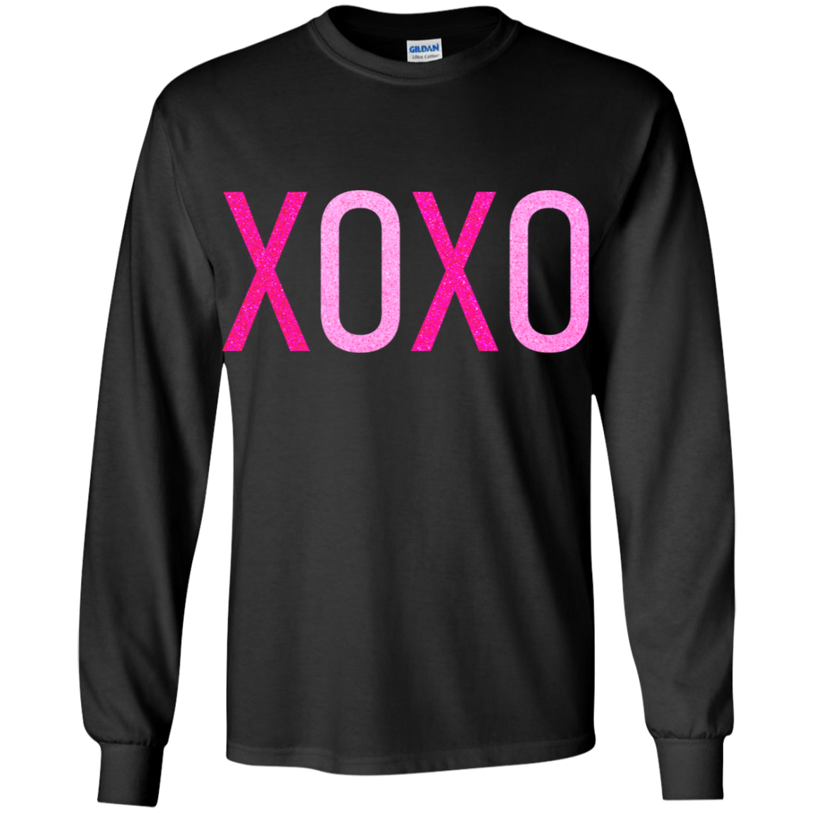 XOXO Glitter Valentine's Day Mommy & Me Collection - Adult, Youth, Toddler, & Infant T-Shirts & Sweatshirts