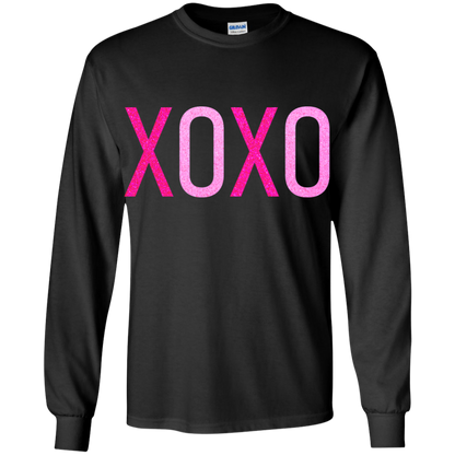 XOXO Glitter Valentine's Day Mommy & Me Collection - Adult, Youth, Toddler, & Infant T-Shirts & Sweatshirts