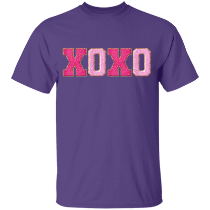 XOXO Faux Chenille Glitter Patches Valentine's Day Collection - Youth & Adult T-Shirts & Sweatshirts