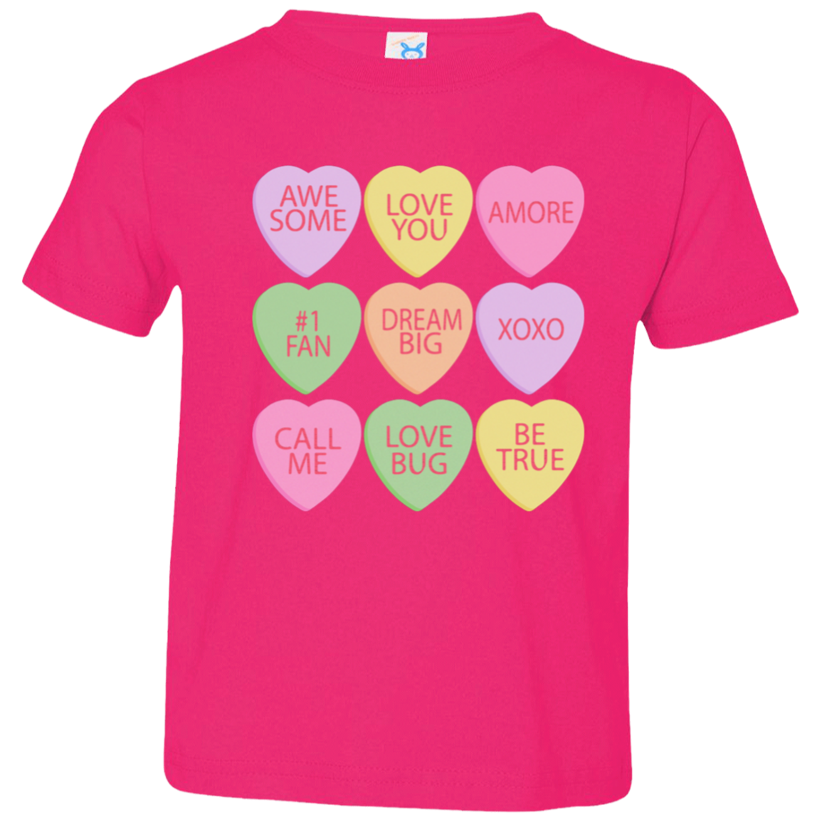 Candy Hearts Mommy & Me Valentine's Day T-Shirts - Toddler, Youth, & Adult