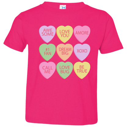 Candy Hearts Mommy & Me Valentine's Day T-Shirts - Toddler, Youth, & Adult