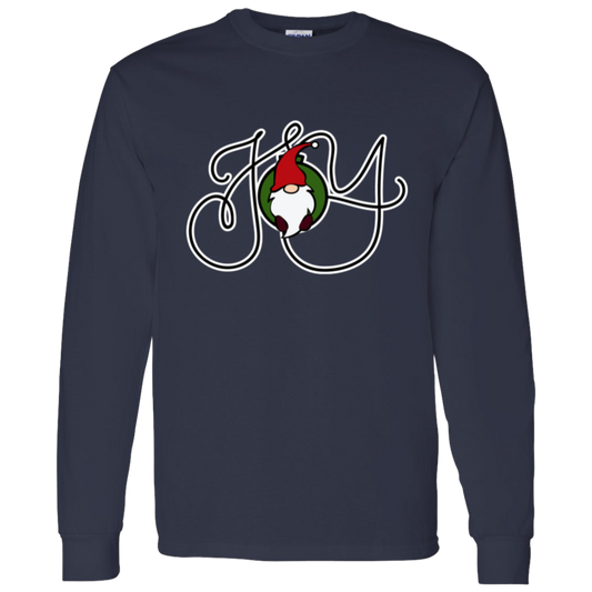 Christmas Joy Gnome Holiday LS T-Shirt