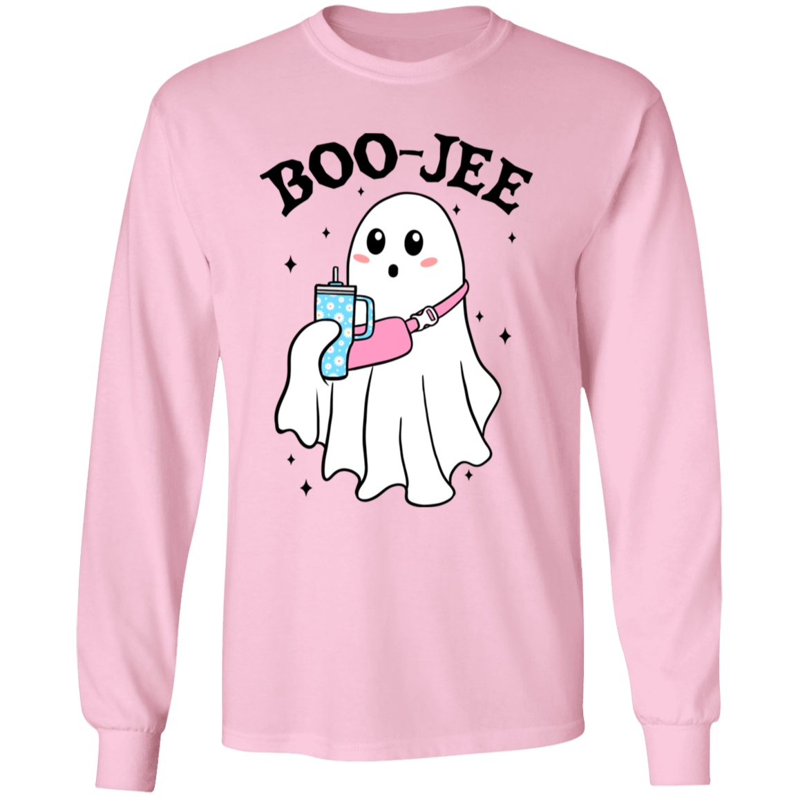 Boo-Jee Ghost Halloween Long-Sleeve T-Shirt