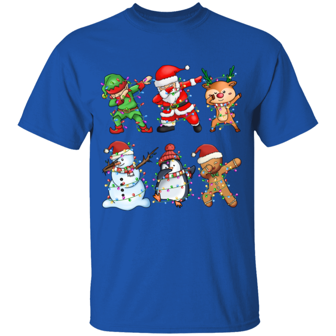 Dabbing Christmas Friends: Elf, Santa, Rudolph, Frosty+ Youth T-Shirt