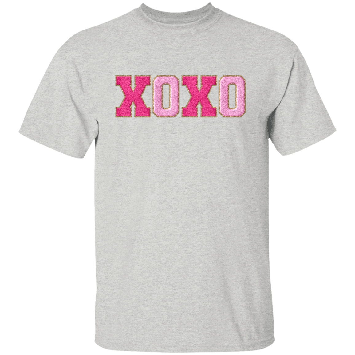 XOXO Faux Chenille Glitter Patches Valentine's Day Collection - Youth & Adult T-Shirts & Sweatshirts