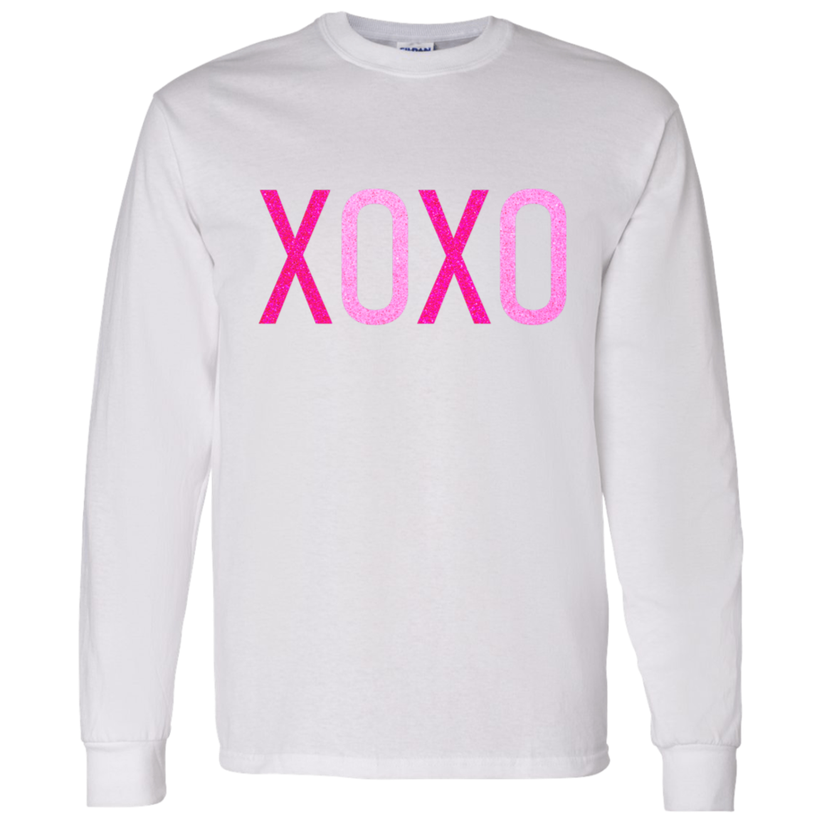 XOXO Glitter Valentine's Day Mommy & Me Collection - Adult, Youth, Toddler, & Infant T-Shirts & Sweatshirts