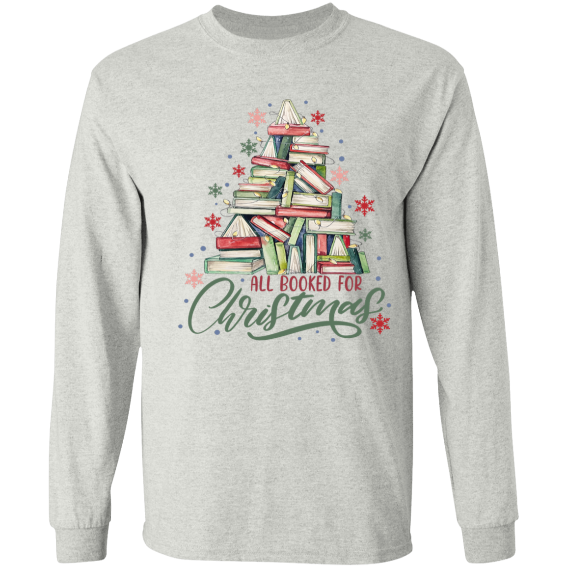 All Booked For Christmas LS T-Shirt