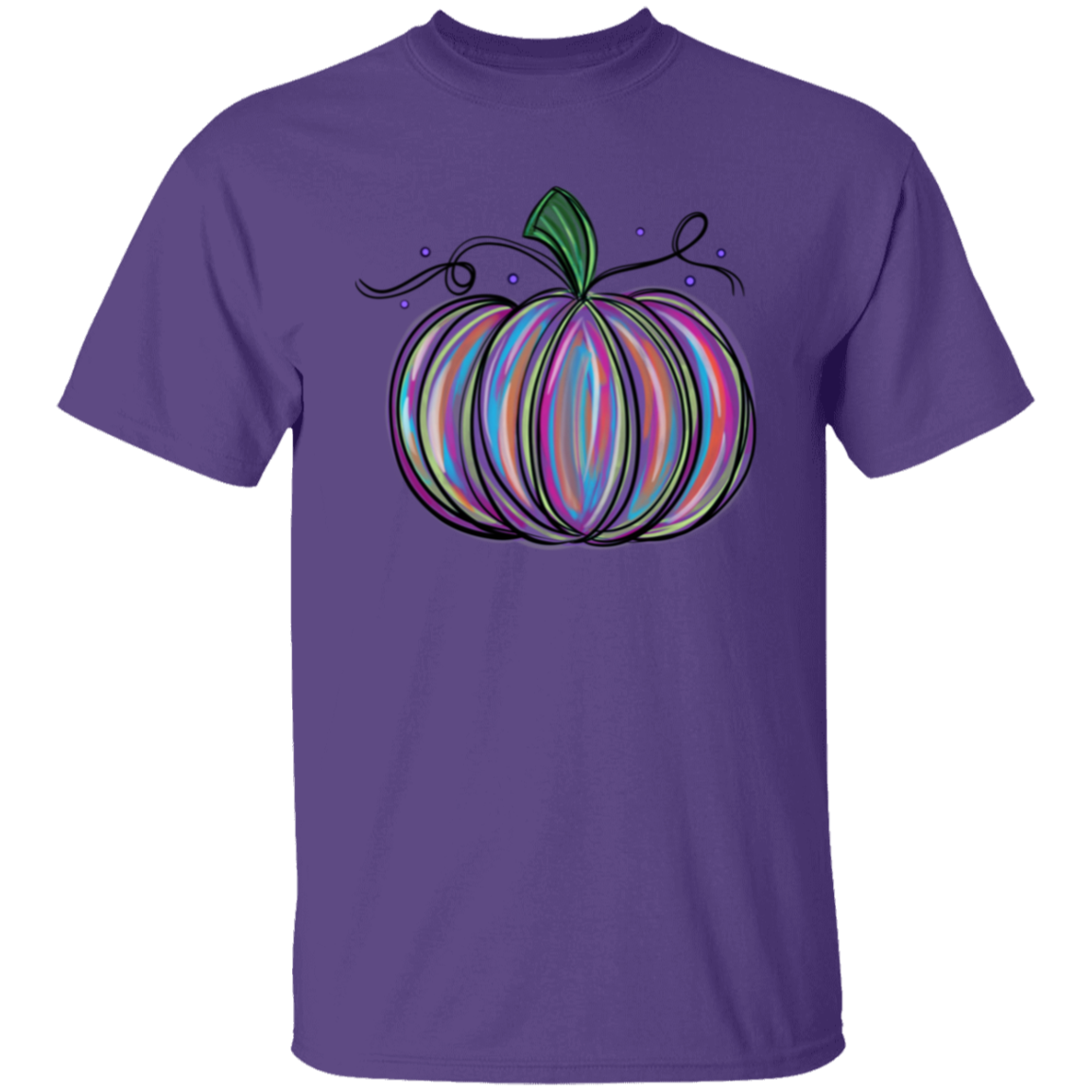 Pretty Purple Pumpkin Fall T-Shirt