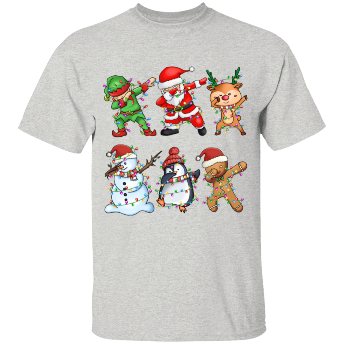 Dabbing Christmas Friends: Elf, Santa, Rudolph, Frosty+ Youth T-Shirt