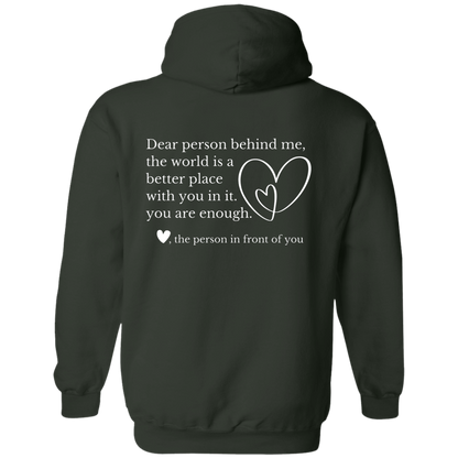 Dear Person Behind Me, You Are Enough Mental Health Awareness Sweatshirts & Hoodies