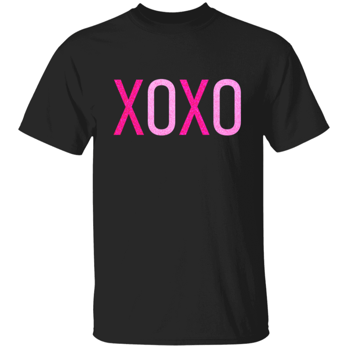 XOXO Glitter Valentine's Day Mommy & Me Collection - Adult, Youth, Toddler, & Infant T-Shirts & Sweatshirts