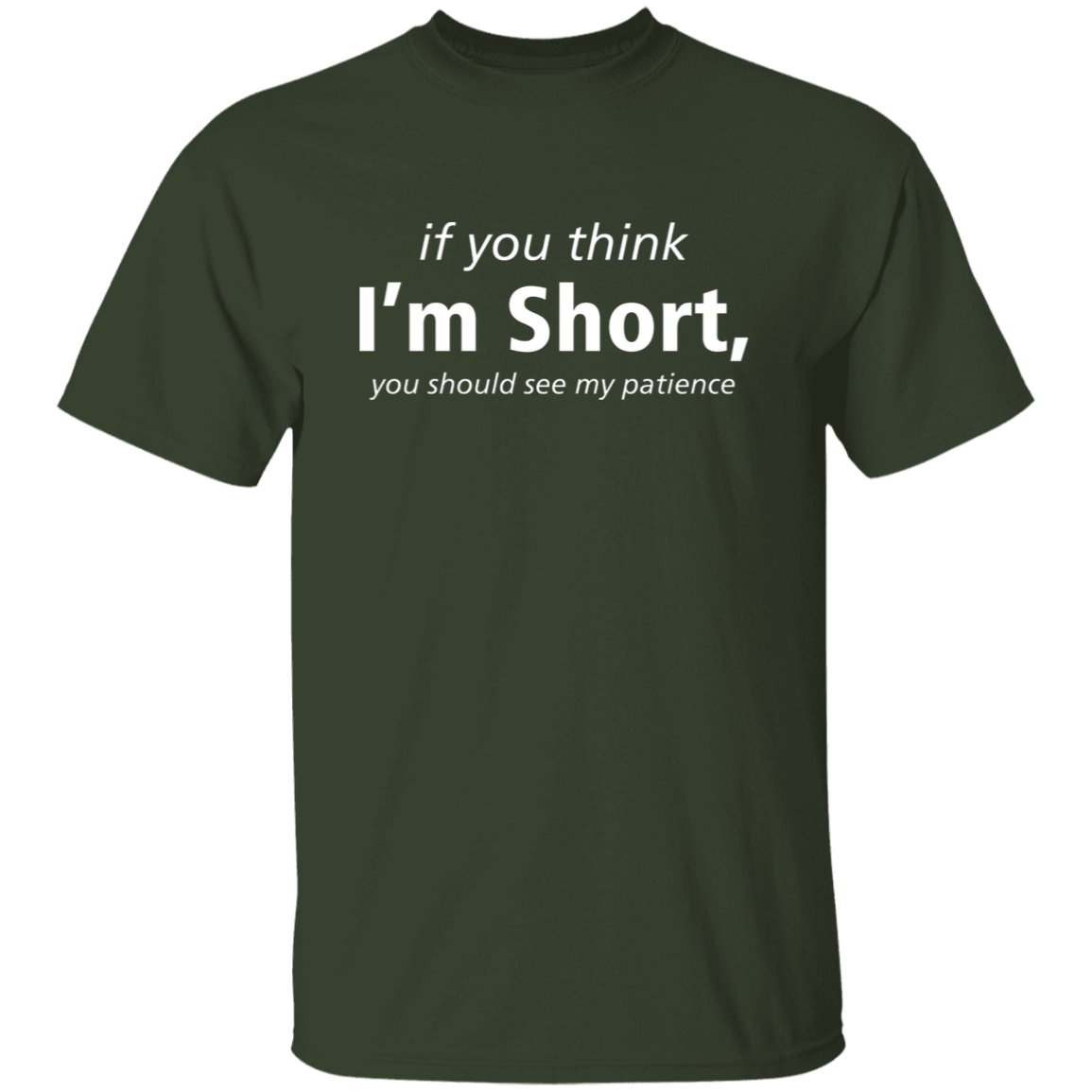 If You Think I'm Short, You Should See My Patience T-Shirt