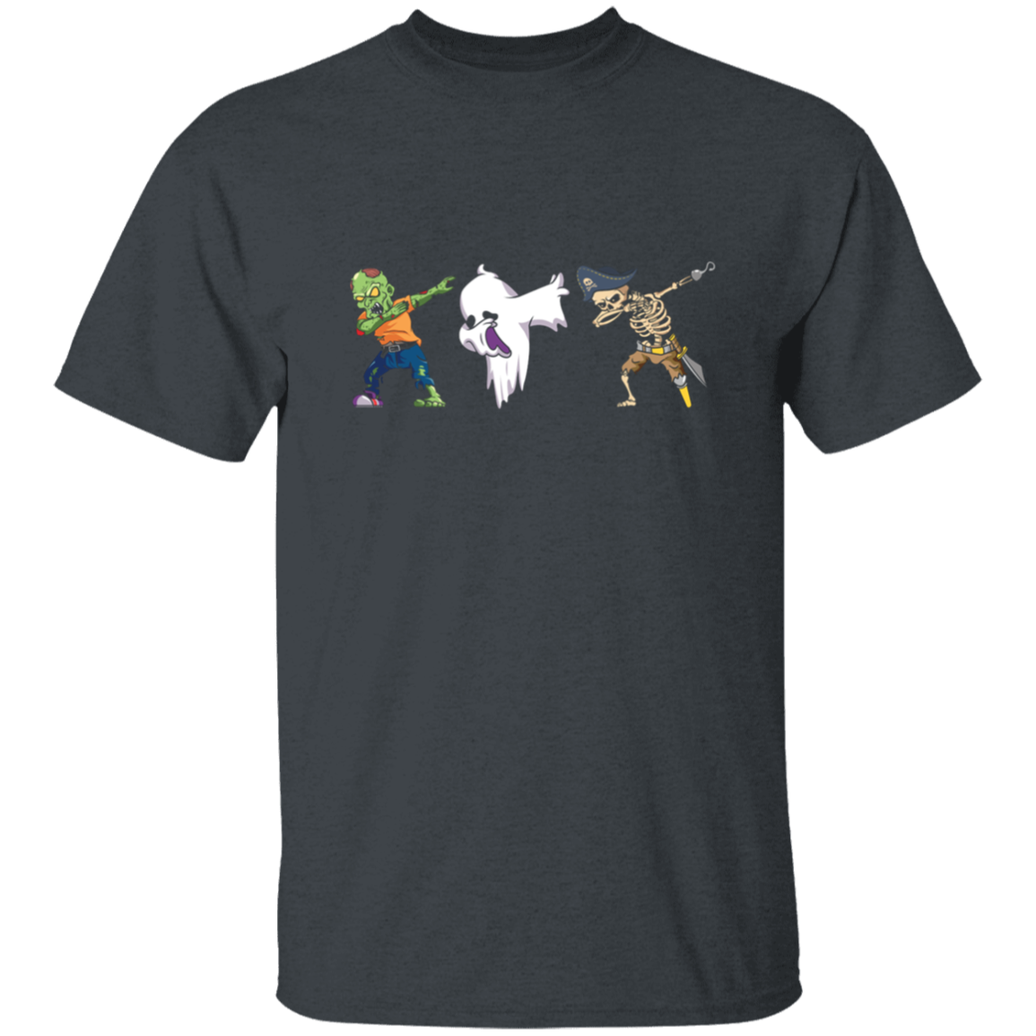 Halloween Dabbing  Zombie, Ghost, & Skeleton T-Shirt