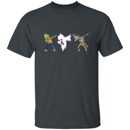 Halloween Dabbing  Zombie, Ghost, & Skeleton T-Shirt