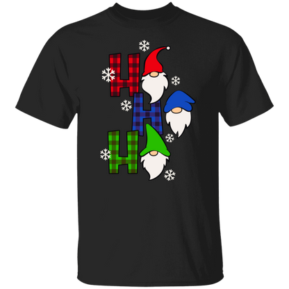 Ho Ho Ho Christmas Gnomes Holiday T-Shirt