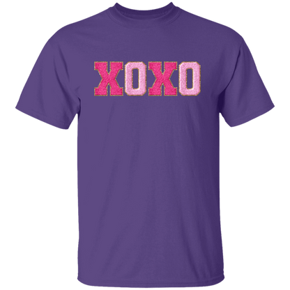 XOXO Faux Chenille Glitter Patches Valentine's Day Collection - Youth & Adult T-Shirts & Sweatshirts