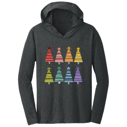 Colorful Rainbow Christmas Trees Collection - Graphic T-Shirts, Long-Sleeve Tees, Hoodie Tees, Sweatshirts, & Mugs