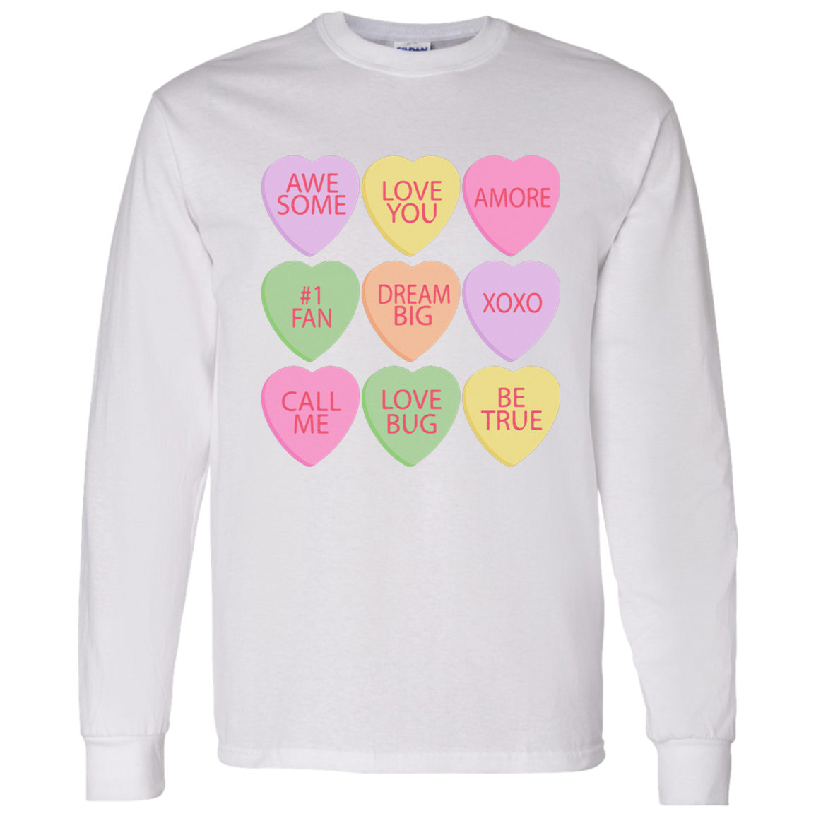 Candy Hearts Mommy & Me Valentine's Day T-Shirts - Toddler, Youth, & Adult