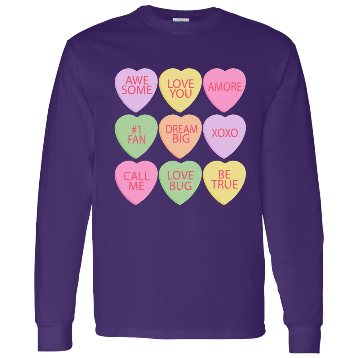 Candy Hearts Mommy & Me Valentine's Day T-Shirts - Toddler, Youth, & Adult