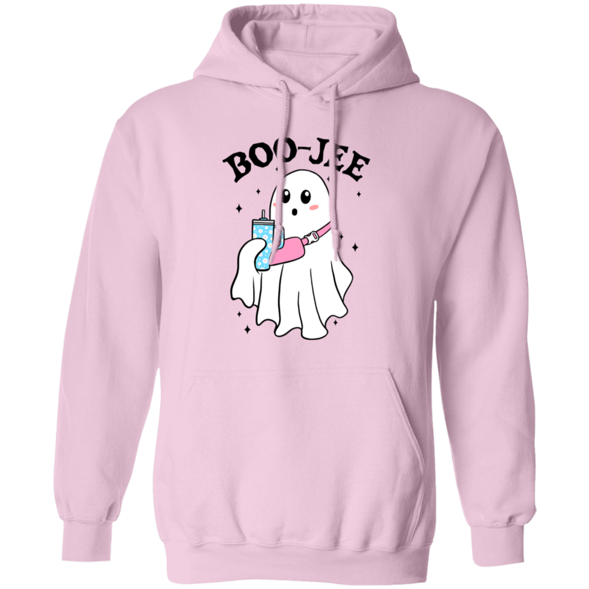 Boo-Jee Ghost Halloween Pullover Hoodie