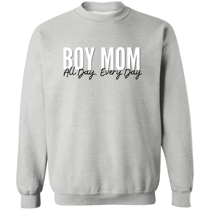 Boy Mom All Day, Every Day T-Shirts, Long-Sleeve Tees, & Sweatshirts