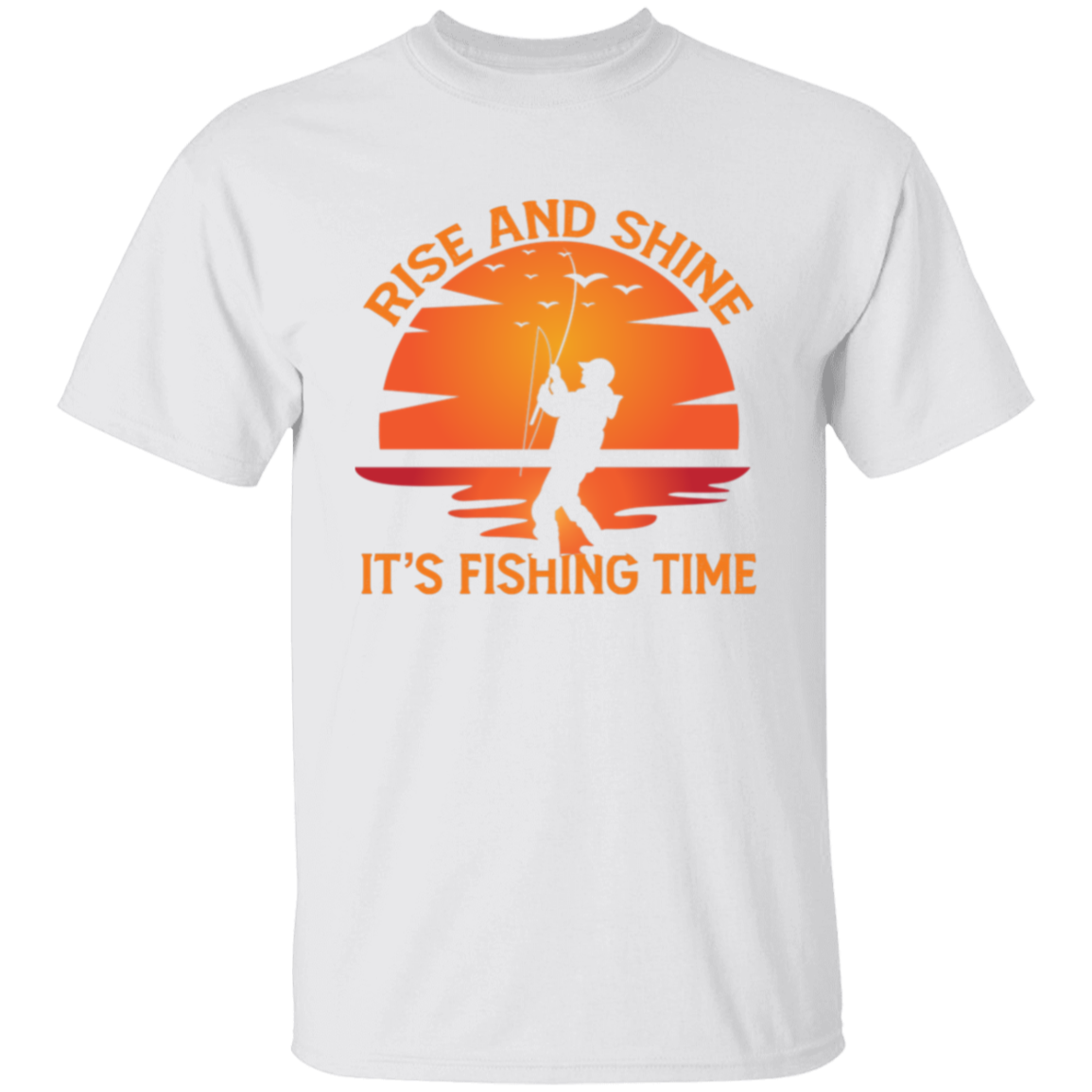 Rise & Shine - It's Fishing Time T-Shirt & Long-Sleeve T-Shirt