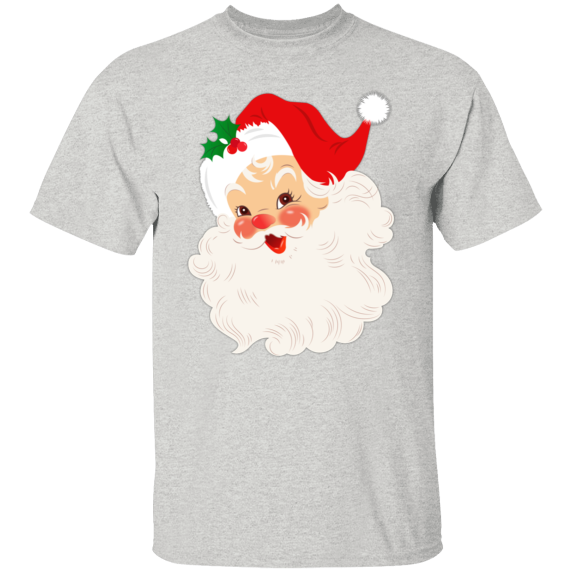 Retro Santa Claus Vintage Style Christmas T-Shirt