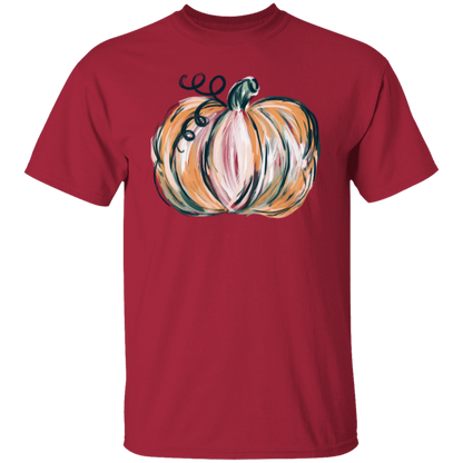 Painted Pumpkin Fall Thanksgiving T-Shirt