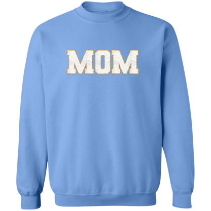 Nana, Mommy, & Me Shirts - White Faux Chenille Glitter Patches Matching Family Sweatshirts