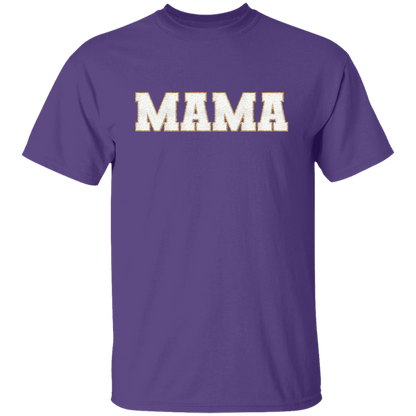 Nana, Mama, & Mini T-Shirt Collection - White Faux Chenille Glitter Patch Matching Family Shirts