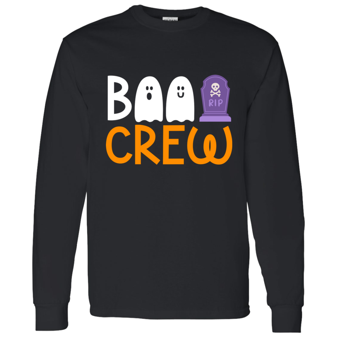 Boo Crew Halloween Long-Sleeve T-Shirt