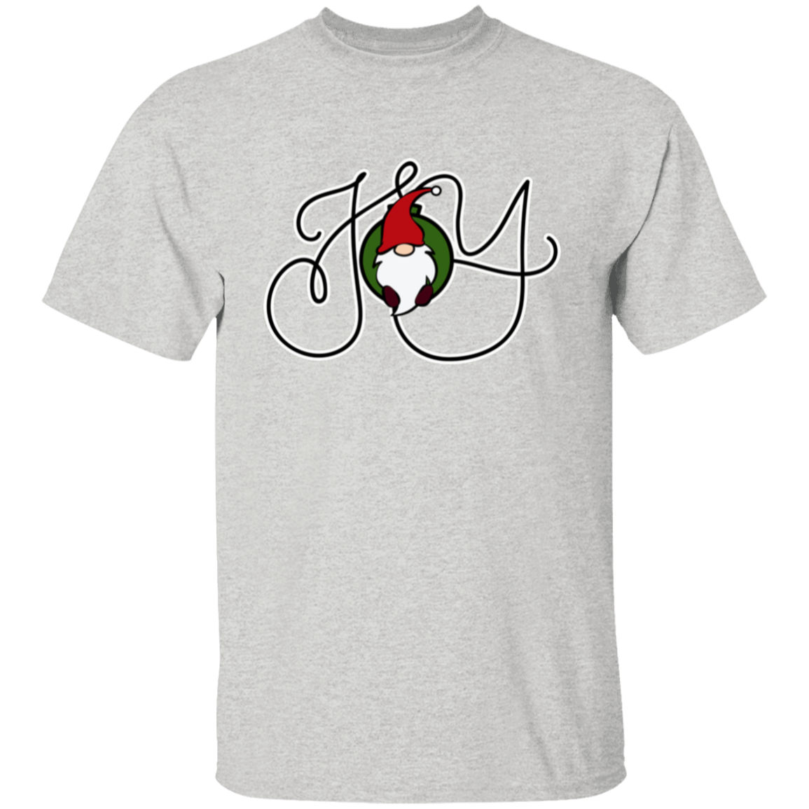 Christmas Joy Gnome Holiday T-Shirt