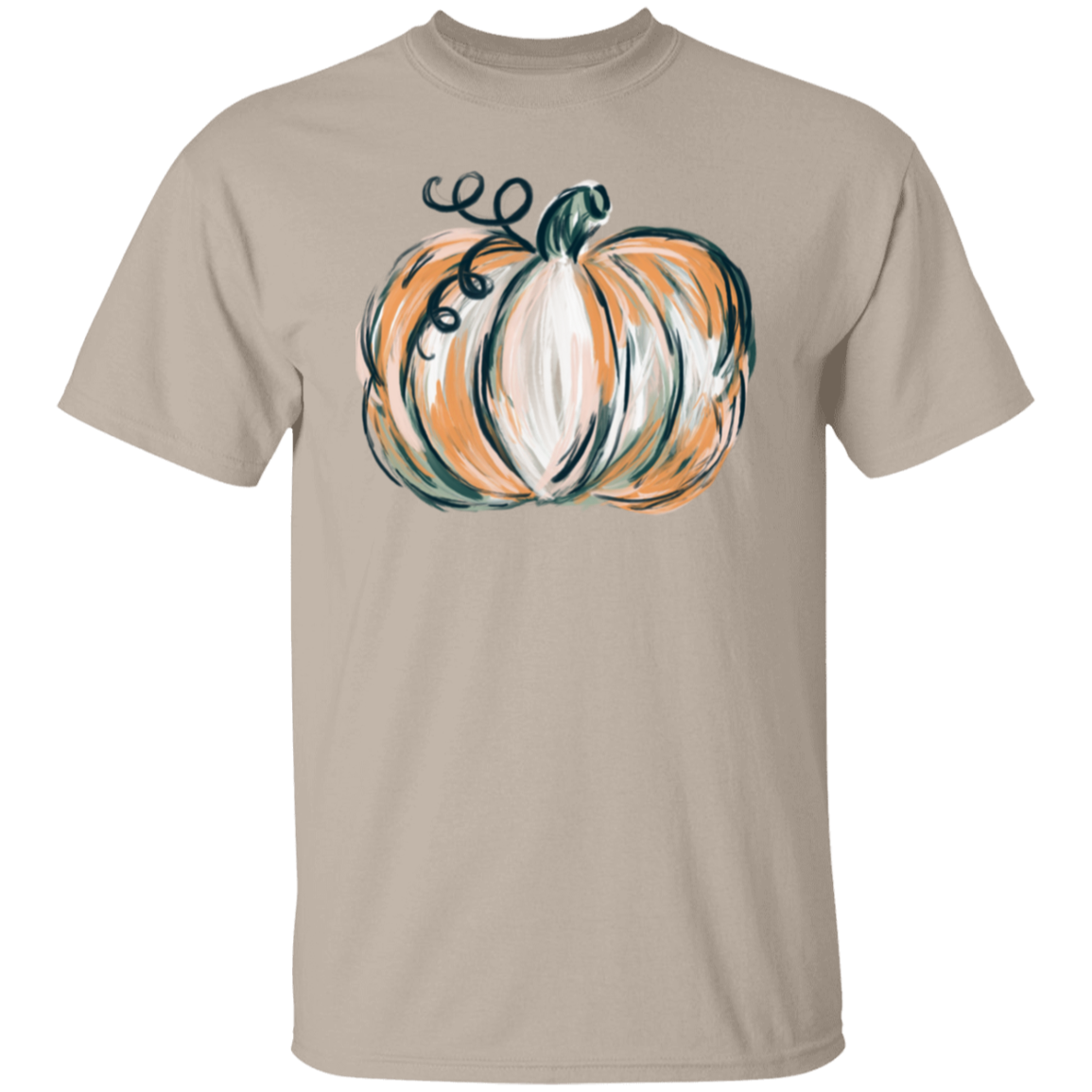 Painted Pumpkin Fall Thanksgiving T-Shirt