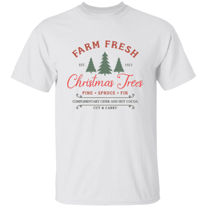 Farm Fresh Christmas Trees Holiday Graphic TShirt