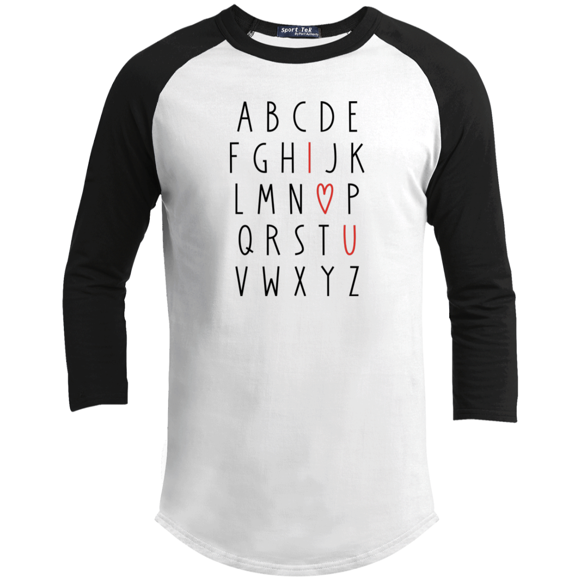 I Love You Alphabet Valentine's Day Collection - Youth T-Shirts, Adult SS & LS Tees, Sweatshirts, & Mugs