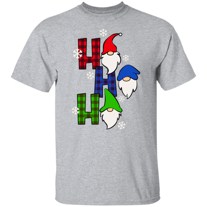 Ho Ho Ho Christmas Gnomes Holiday T-Shirt