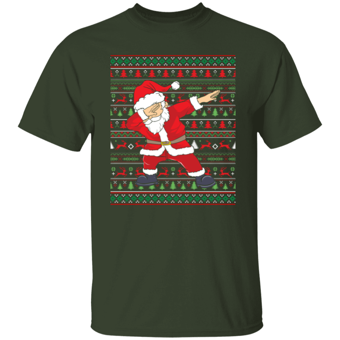 Dabbing Santa Ugly Christmas Sweater T-Shirt